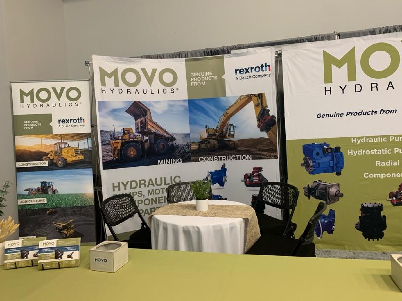 MOVO Hydraulics event booth